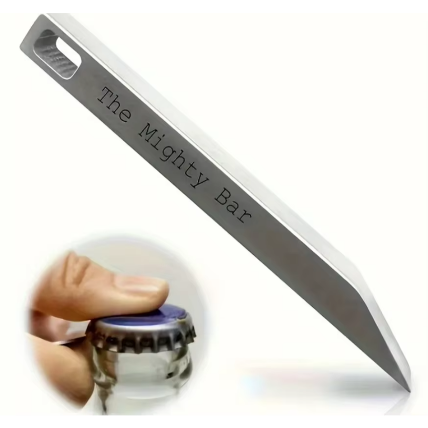 Edc Concealed Carry Knife - Mighty Bar Taschenmesser & Flaschenöffner -