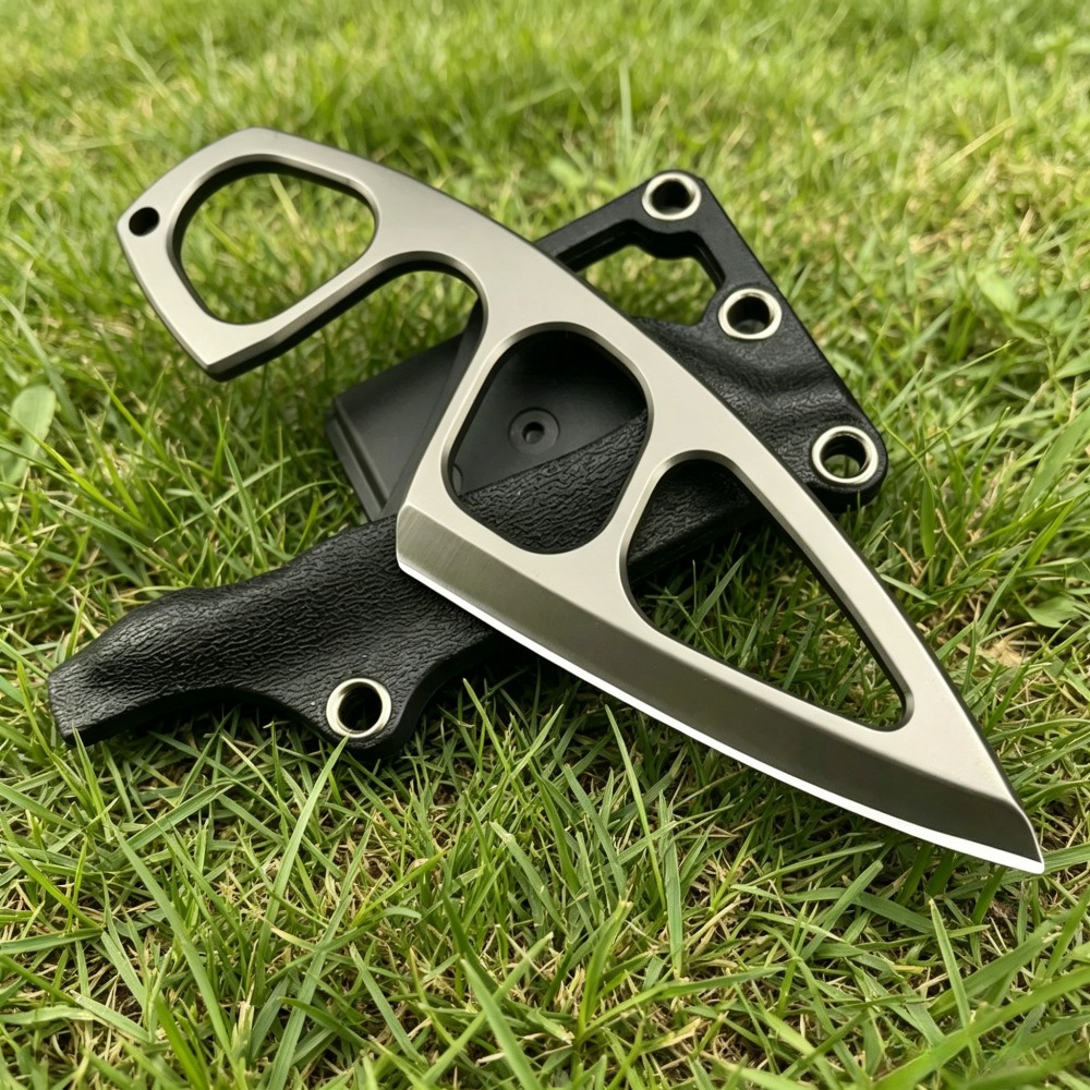 Edc Daily Carry - Hochharter Halsmesser mit 440C-Klinge und Kydex-Scheide,