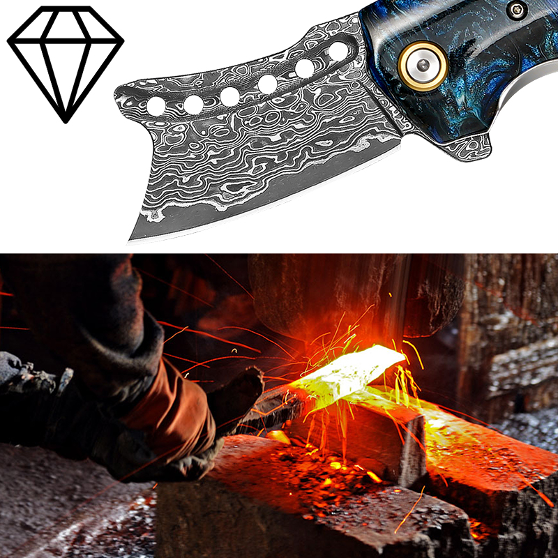 Handgefertigtes Damaszener Sta – Edc Concealed Carry Knife Bewertung und Preis